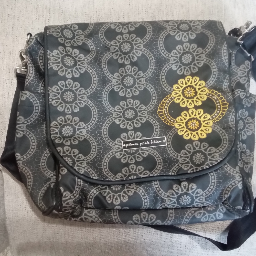 Floral Patterned Messenger Bag